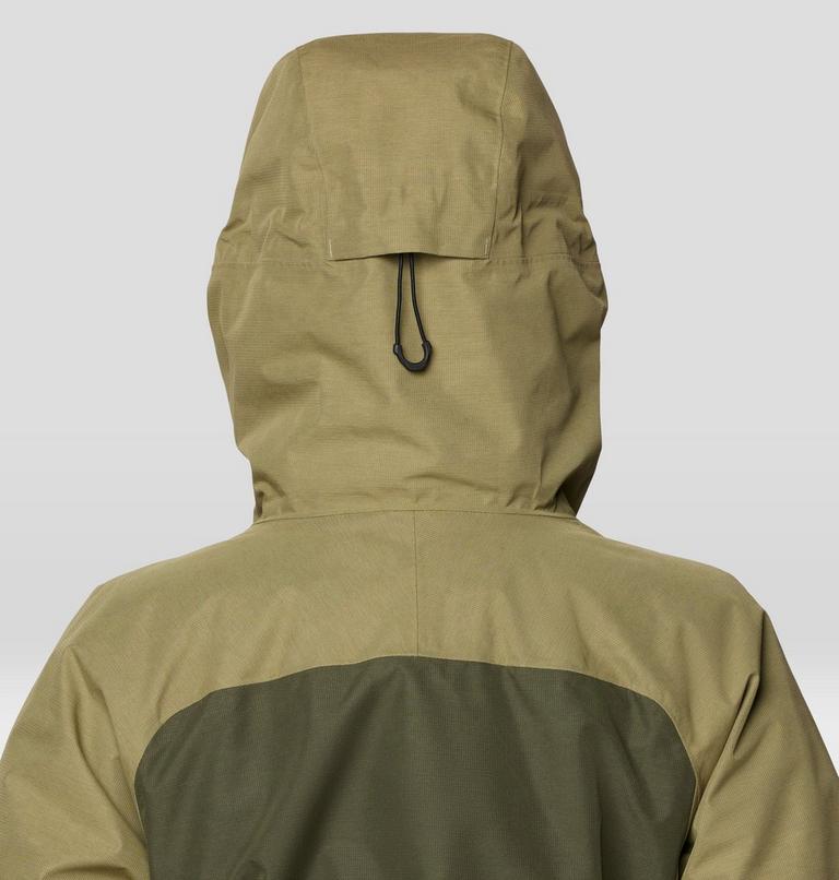 Women's Cloud Bank GORE-TEX Jacket, Color: Landslide, Dark Pine, Black, image 9