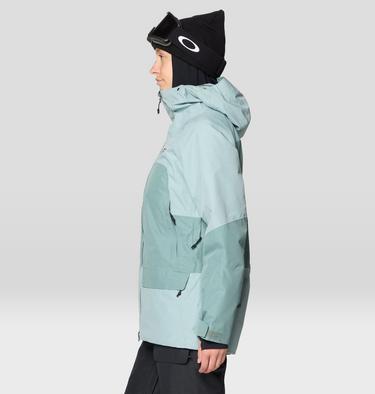 Women's Cloud Bank GORE-TEX Jacket, Color: Ice Shadow, Blue Sage, image 11