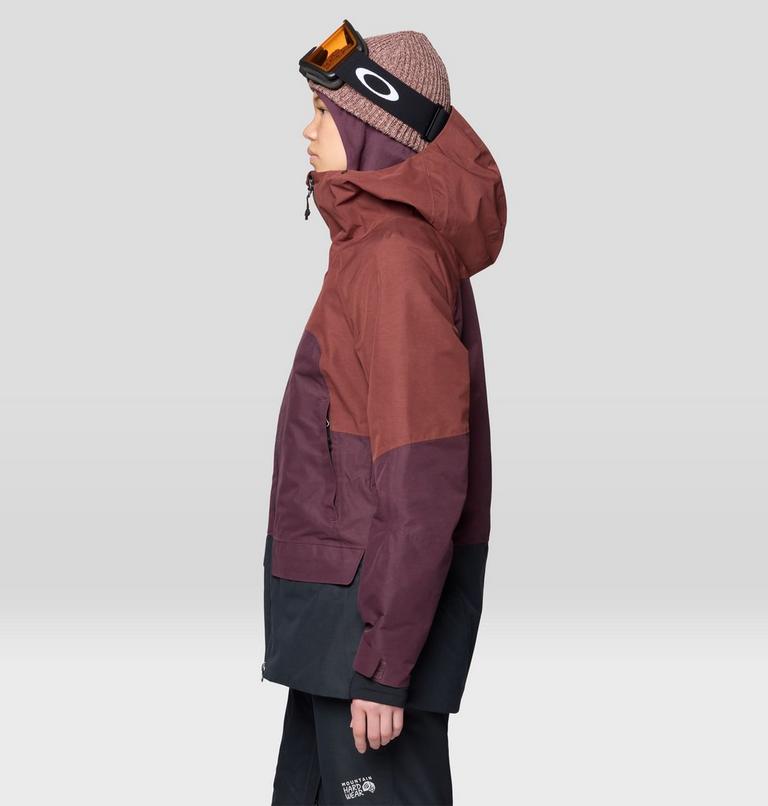 Cloud Bank GORE-TEX Jacket | 615 | S, Color: Bourbon Brown, Blackberry, Black, image 3