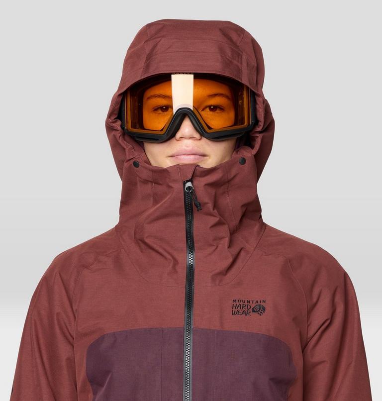 Cloud Bank GORE-TEX Jacket | 615 | S, Color: Bourbon Brown, Blackberry, Black, image 7