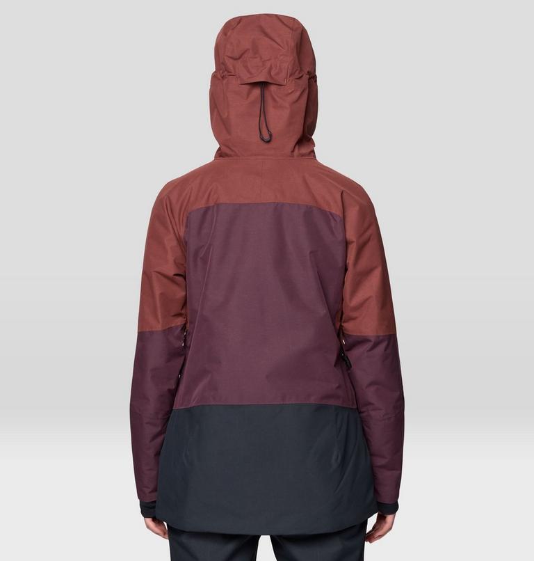 Cloud Bank GORE-TEX Jacket | 615 | S, Color: Bourbon Brown, Blackberry, Black, image 2