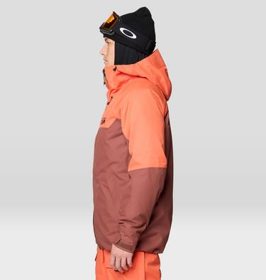 Men's Firefall Trifecta Jacket, Color: Bourbon Brown, Aspect, image 8