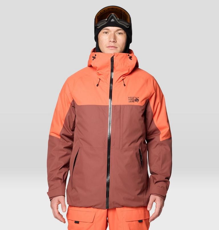 Men's Firefall Trifecta Jacket, Color: Bourbon Brown, Aspect, image 1