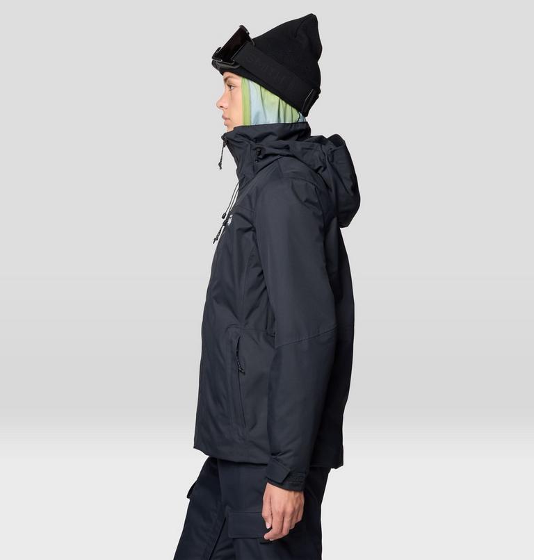 Women's Firefall Trifecta Jacket, Color: Black, image 3