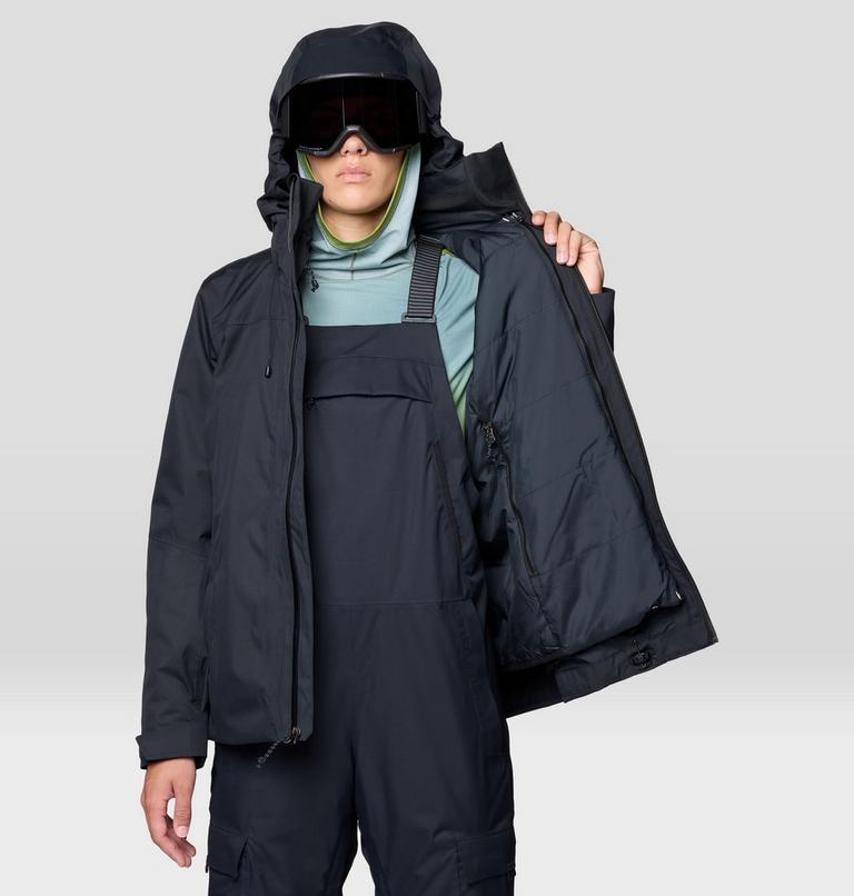 Women's Firefall Trifecta Jacket, Color: Black, image 6