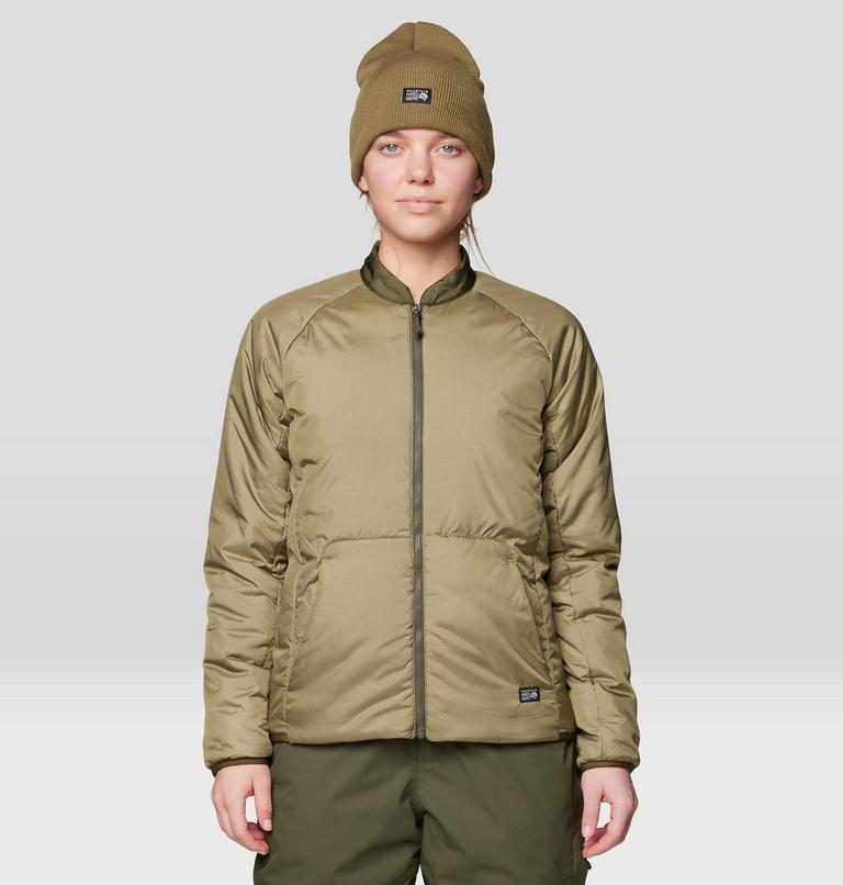 Women's Firefall Trifecta Jacket, Color: Dark Pine, Landslide, image 13