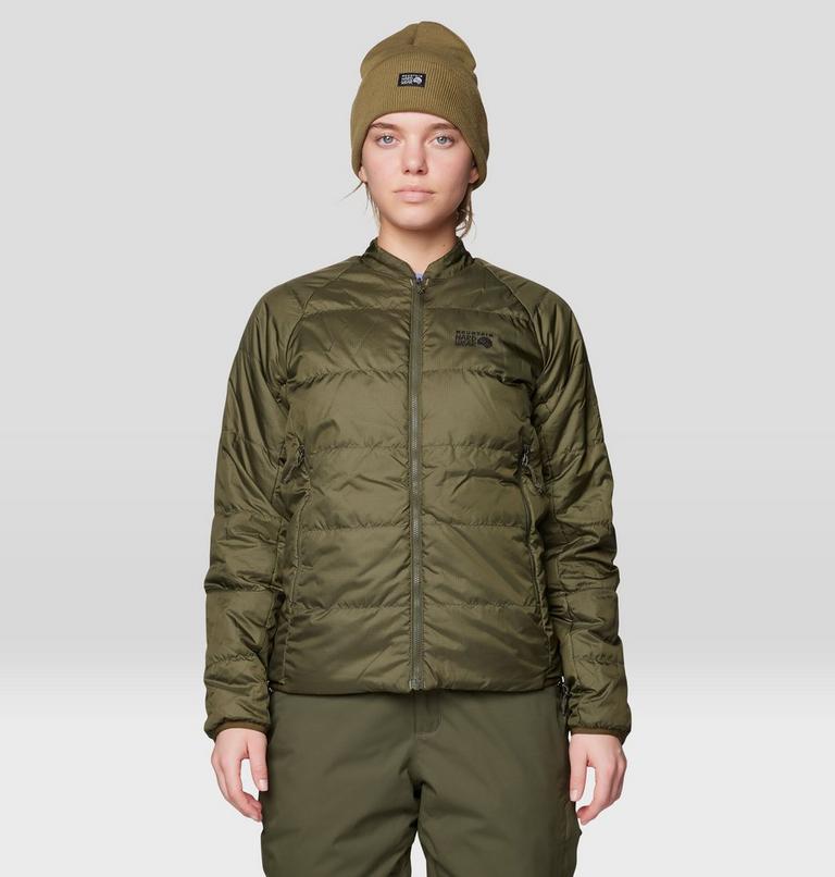 Women's Firefall Trifecta Jacket, Color: Dark Pine, Landslide, image 15