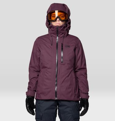 Women's Firefall Trifecta Jacket, Color: Blackberry, image 8