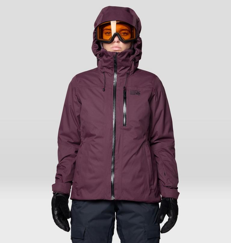 Women's Firefall Trifecta Jacket, Color: Blackberry, image 4