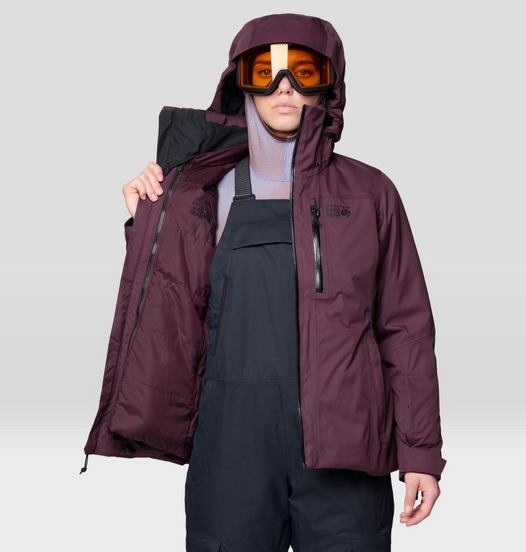 Women's Firefall Trifecta Jacket, Color: Blackberry, image 5