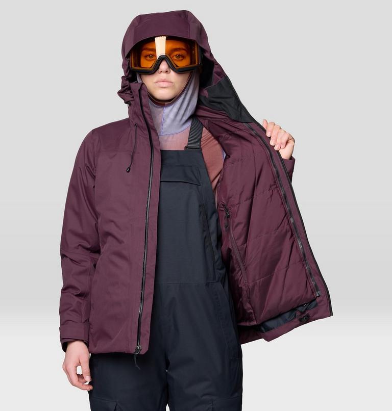 Women's Firefall Trifecta Jacket, Color: Blackberry, image 6