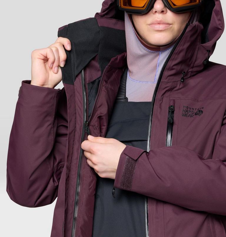 Women's Firefall Trifecta Jacket, Color: Blackberry, image 7