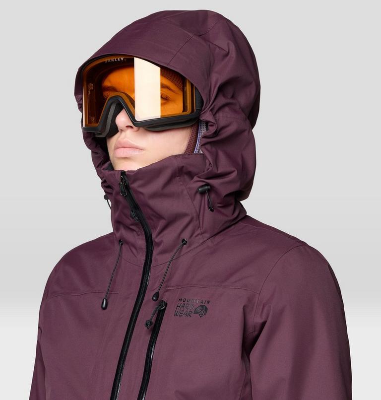 Women's Firefall Trifecta Jacket, Color: Blackberry, image 8