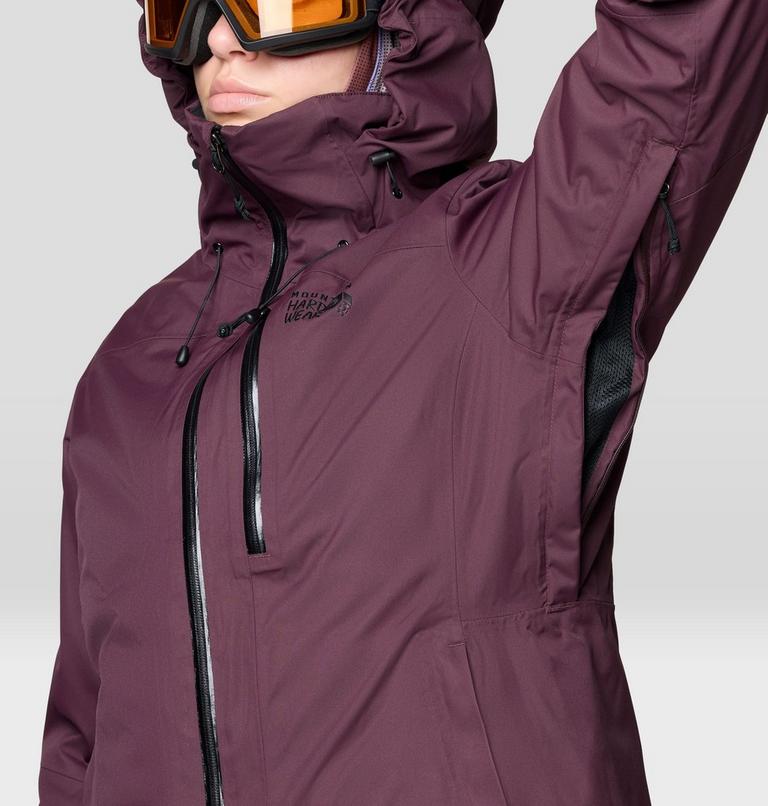 Women's Firefall Trifecta Jacket, Color: Blackberry, image 10