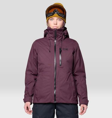 Women's Firefall Trifecta Jacket, Color: Blackberry, image 3