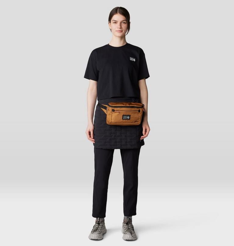 Women's MHW Box Logo Boxy Crop Short Sleeve, Color: Black, image 7