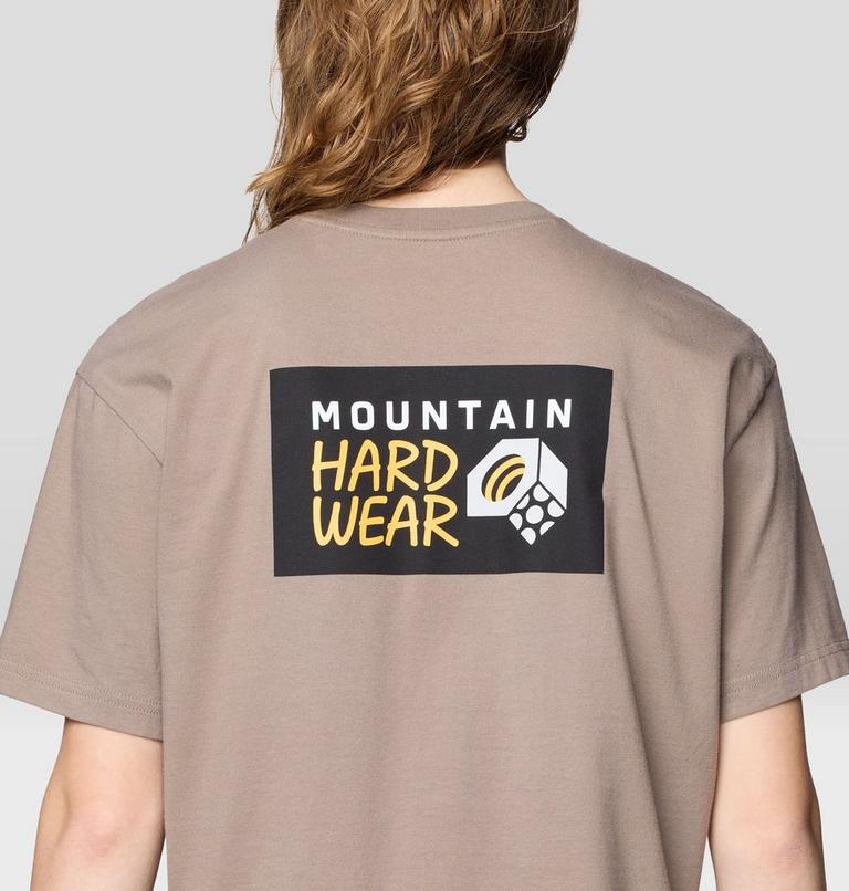 Women's MHW Box Logo Boxy Crop Short Sleeve, Color: Wild Taupe, image 5