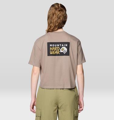 Women's MHW Box Logo Boxy Crop Short Sleeve, Color: Wild Taupe, image 14