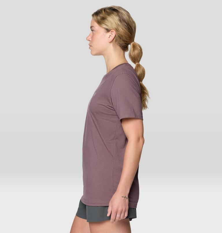 Women's MHW Logo Short Sleeve, Color: Warm Ash, image 3