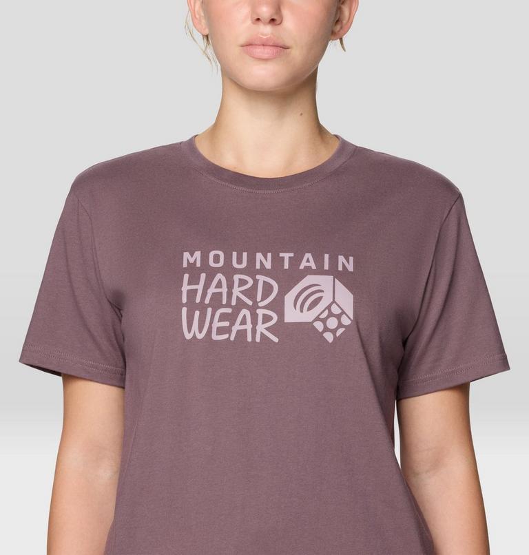 Women's MHW Logo Short Sleeve, Color: Warm Ash, image 4