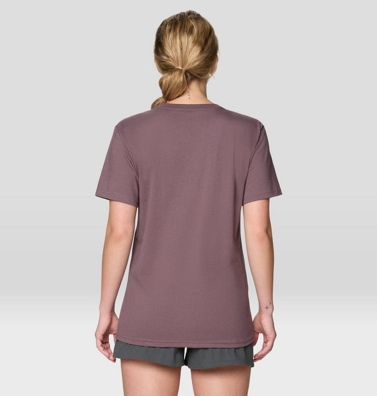 Women's MHW Logo Short Sleeve, Color: Warm Ash, image 2