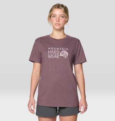 Women's MHW Logo Short Sleeve, Color: Warm Ash, image 5