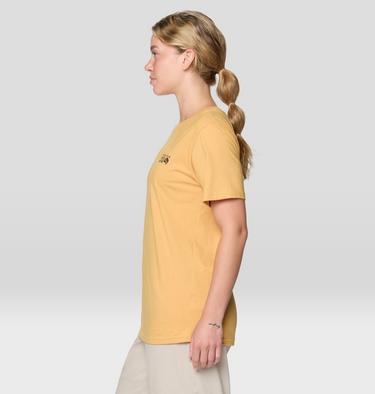 Women's MHW Box Logo Short Sleeve, Color: Sundown Gold, image 3