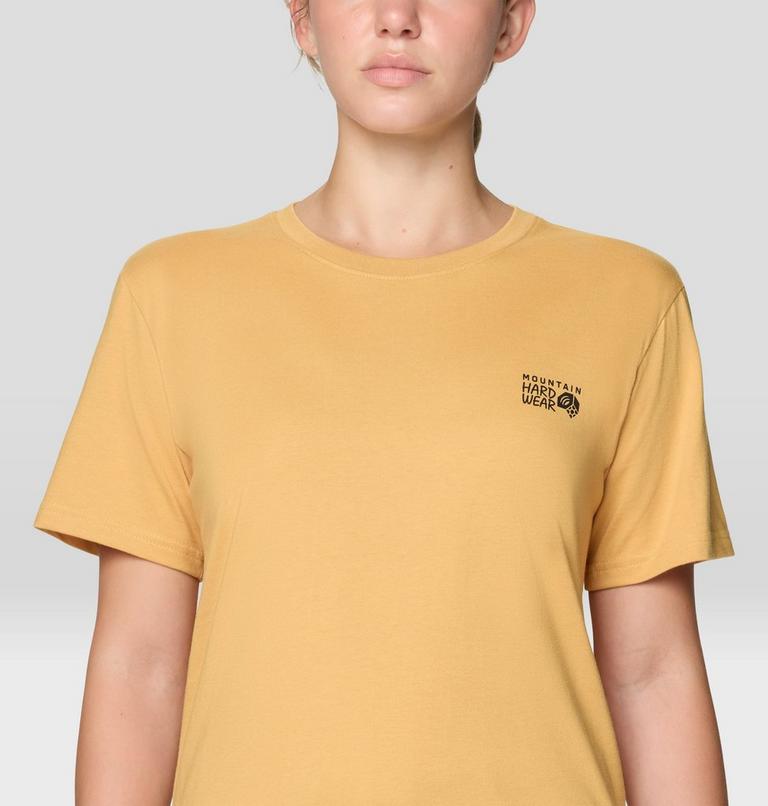 Women's MHW Box Logo Short Sleeve, Color: Sundown Gold, image 4