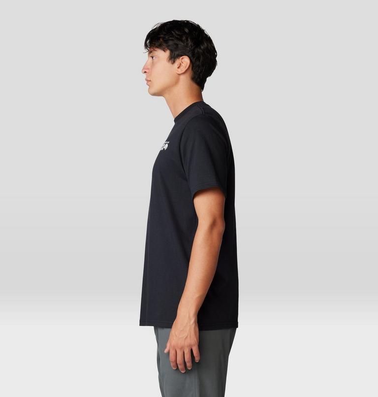 Men's MHW Box Logo Short Sleeve, Color: Black, image 3