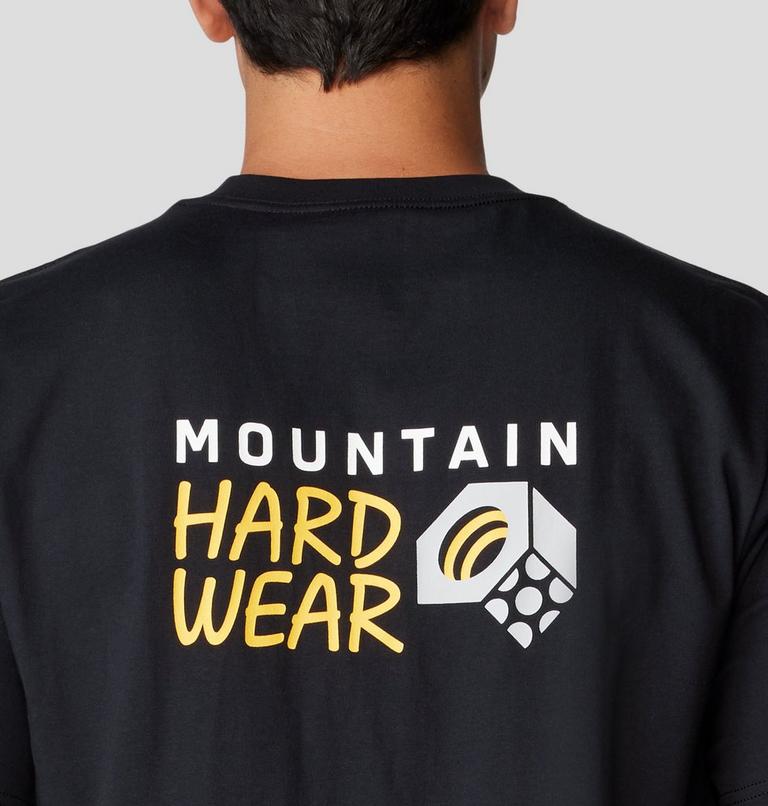 Men's MHW Box Logo Short Sleeve, Color: Black, image 4