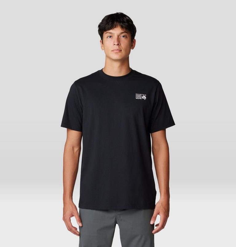 Men's MHW Box Logo Short Sleeve, Color: Black, image 1