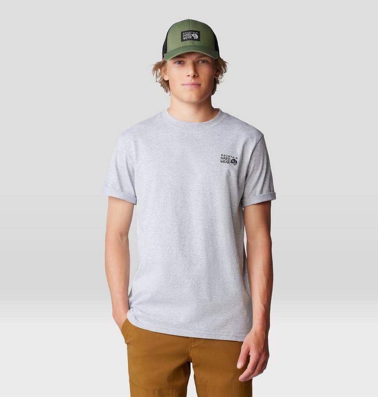 Men's MHW Box Logo Short Sleeve, Color: Hardwear Grey Heather, image 6