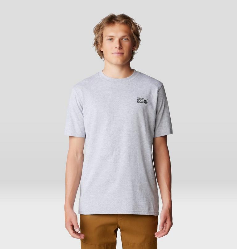Men's MHW Box Logo Short Sleeve, Color: Hardwear Grey Heather, image 1