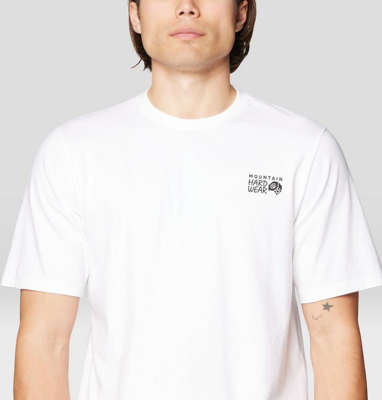 Men's MHW Box Logo Short Sleeve, Color: White, image 4