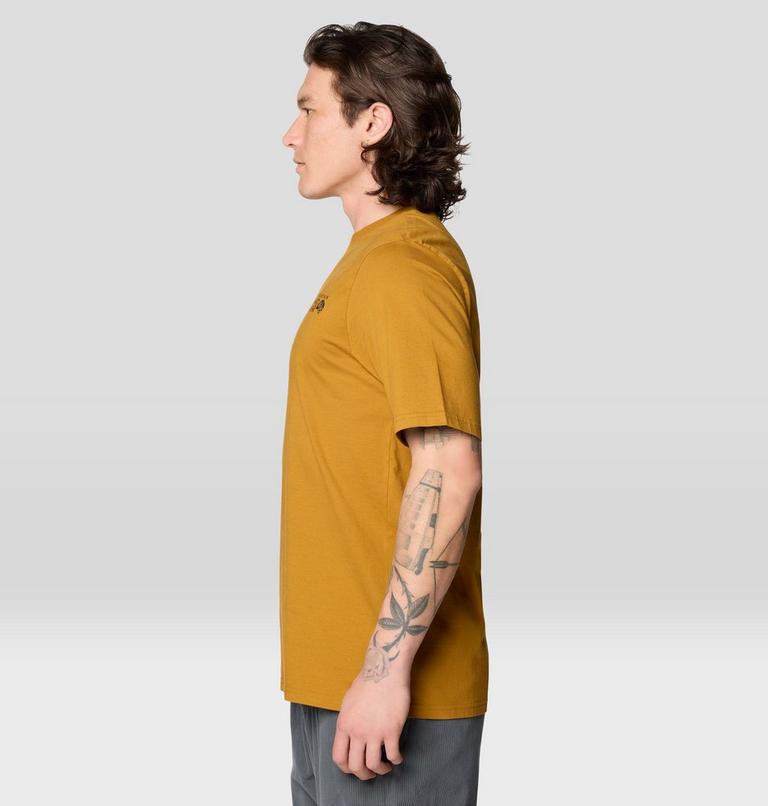 Men's MHW Box Logo Short Sleeve, Color: Underbrush, image 3