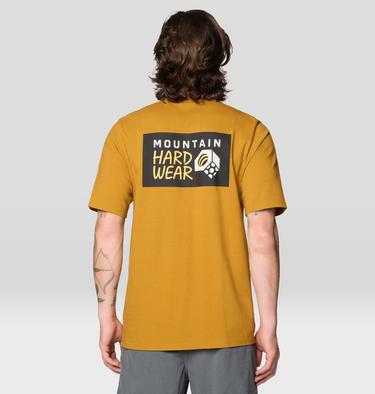 Men's MHW Box Logo Short Sleeve, Color: Underbrush, image 2