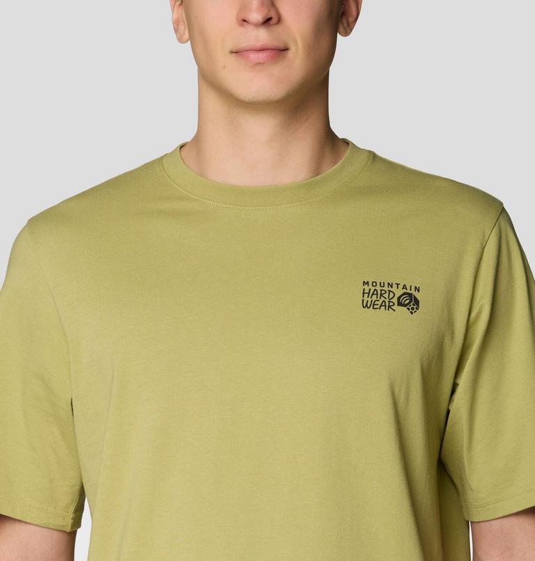 Men's MHW Box Logo Short Sleeve Shirt, Color: Forest Moss, image 4