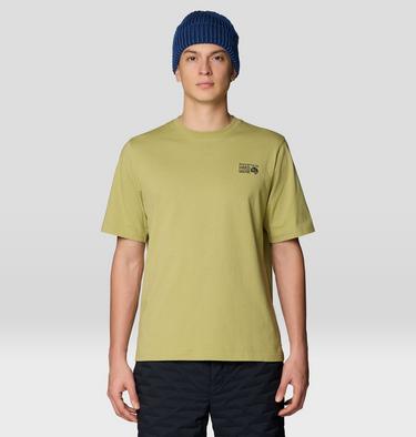 Men's MHW Box Logo Short Sleeve Shirt, Color: Forest Moss, image 9