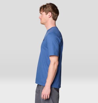 Men's MHW Box Logo Short Sleeve, Color: Better Blue, image 7