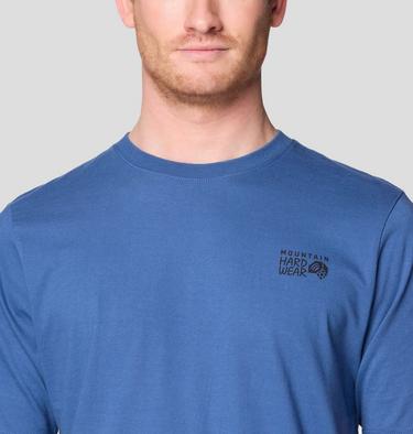 Men's MHW Box Logo Short Sleeve, Color: Better Blue, image 8