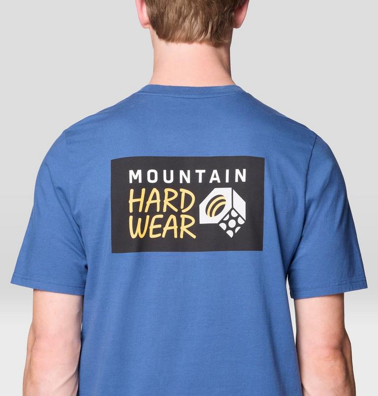 Men's MHW Box Logo Short Sleeve, Color: Better Blue, image 5