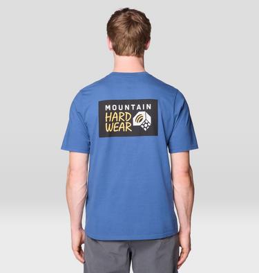 Men's MHW Box Logo Short Sleeve, Color: Better Blue, image 4