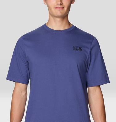 Men's MHW Box Logo Short Sleeve, Color: Lapis Dusk, image 4