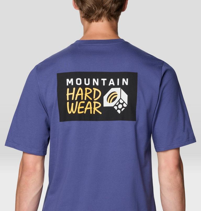 Men's MHW Box Logo Short Sleeve, Color: Lapis Dusk, image 5