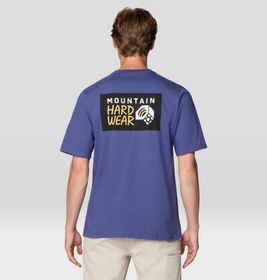 Men's MHW Box Logo Short Sleeve, Color: Lapis Dusk, image 2