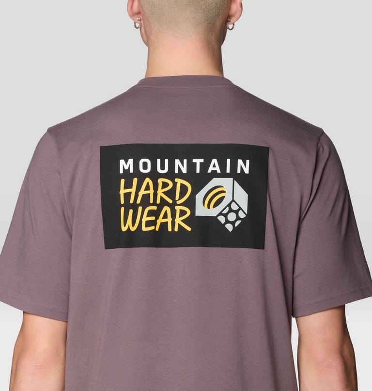 Men's MHW Box Logo Short Sleeve Shirt, Color: Purple Sage, image 5