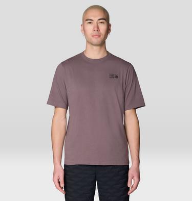Men's MHW Box Logo Short Sleeve Shirt, Color: Purple Sage, image 5