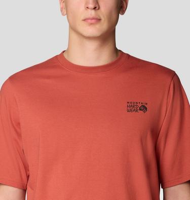 Men's MHW Box Logo Short Sleeve Shirt, Color: Mars Red, image 8