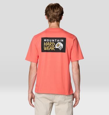 Men's MHW Box Logo Short Sleeve, Color: Alpine Glow, image 6