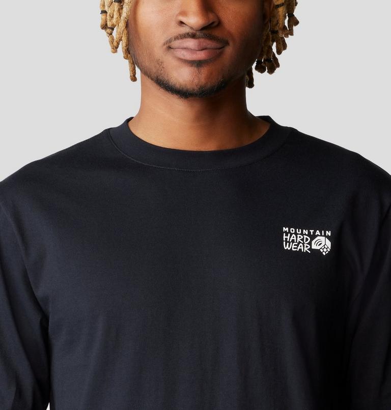 Men's MHW Box Logo Long Sleeve, Color: Black, image 4